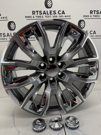 22x9 GMC Factory OEM 1500 Rims 6x139 (Takeoffs) Chevy Cadillac