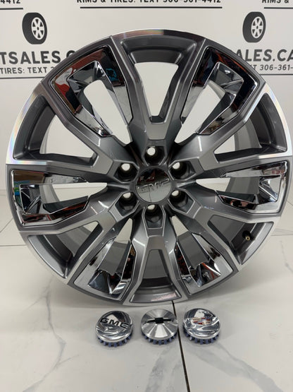 22x9 GMC Factory OEM 1500 Rims 6x139 (Takeoffs) Chevy Cadillac
