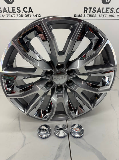 22x9 GMC Factory OEM 1500 Rims 6x139 (Takeoffs) Chevy Cadillac