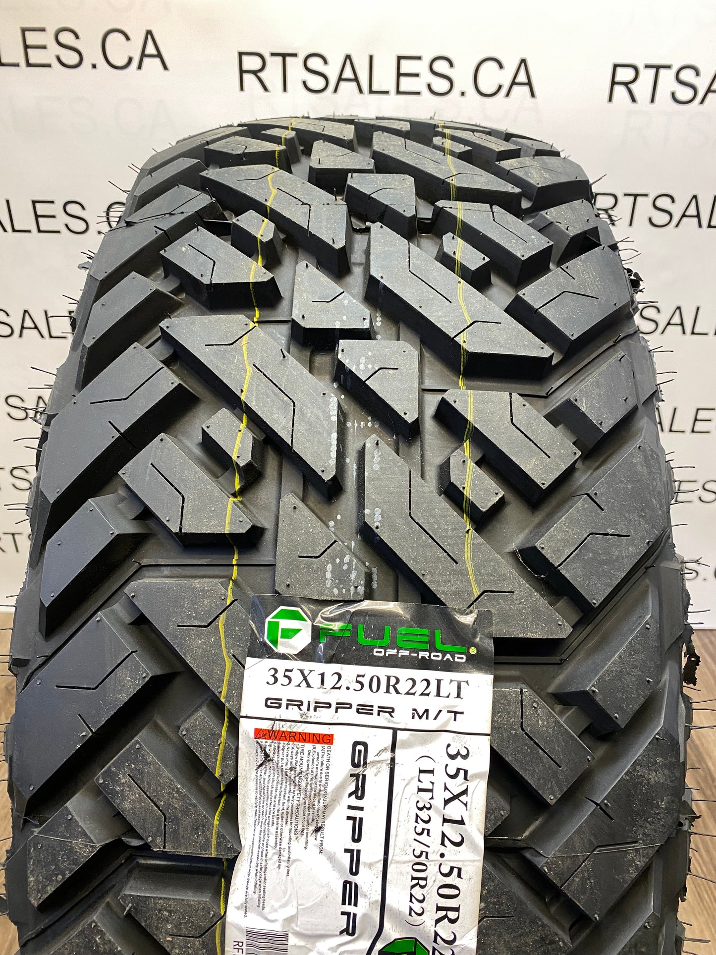 LT 35x12.5x22 Fuel GRIPPER M/T E Mud All Weather Tires
