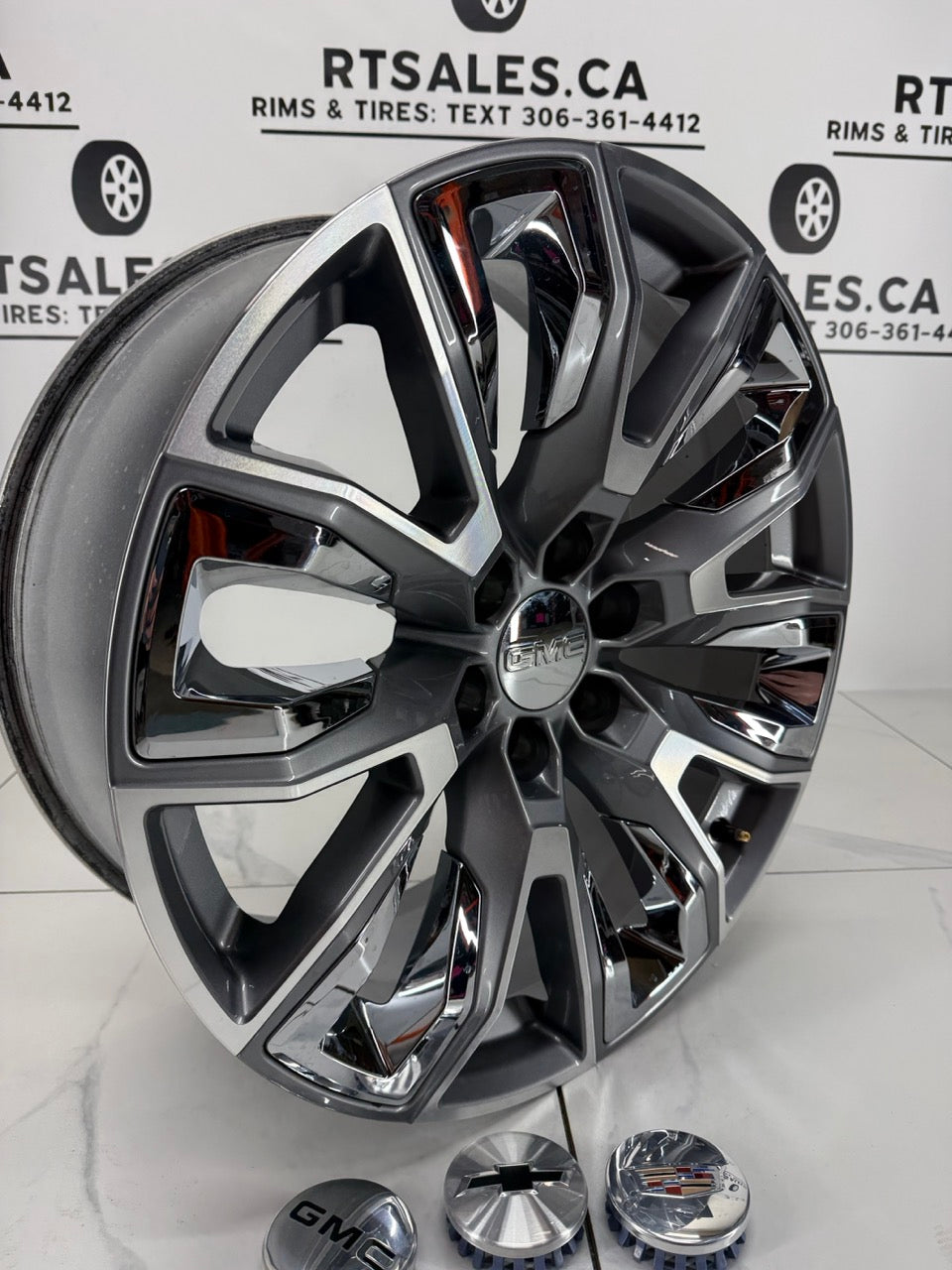 22x9 GMC Factory OEM 1500 Rims 6x139 (Takeoffs) Chevy Cadillac