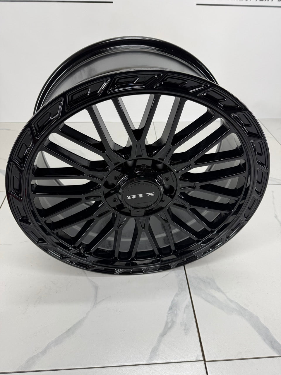20x9 Gloss Black TX Vice Rims 6x135 6x139