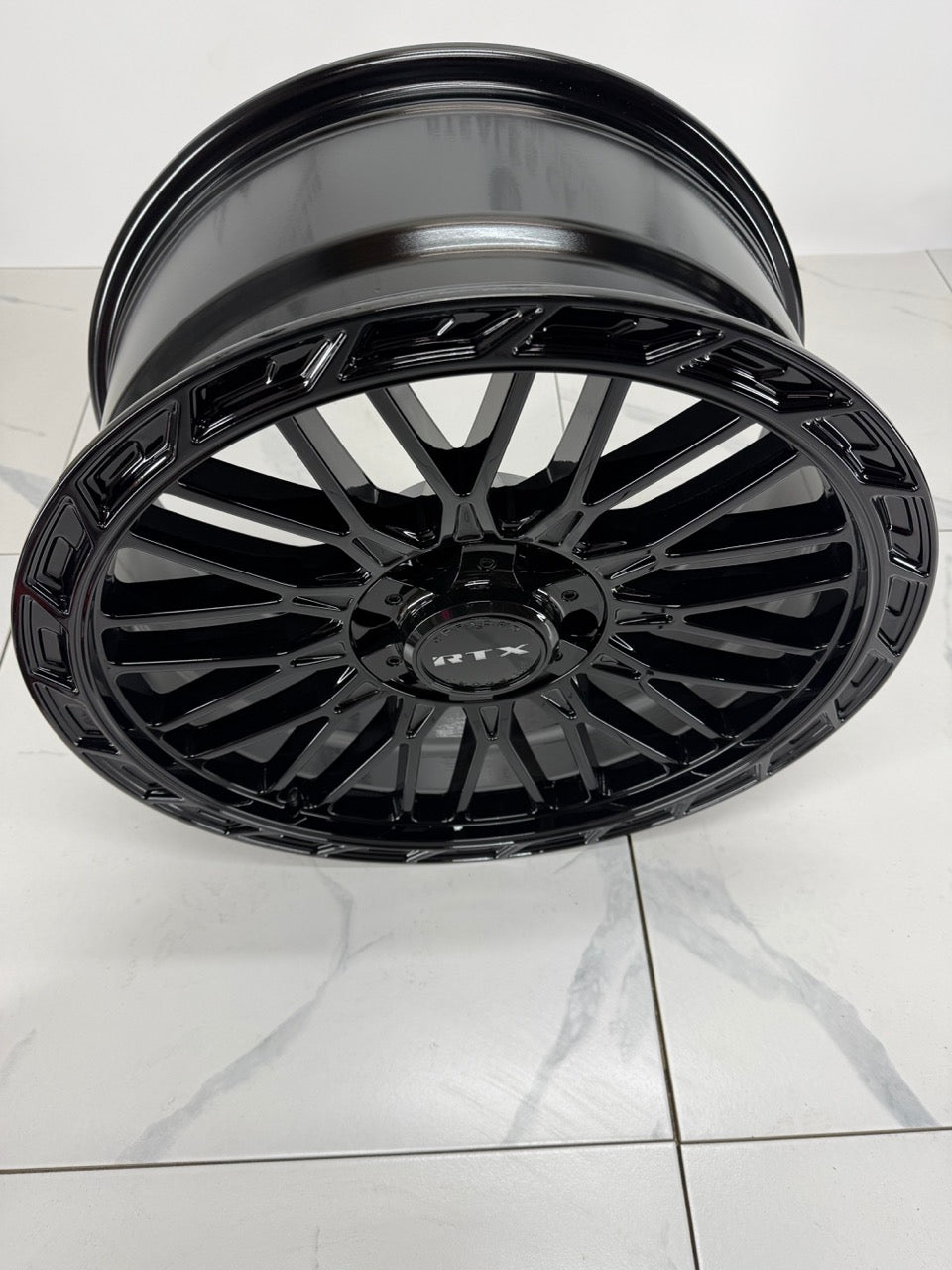 20x9 Gloss Black TX Vice Rims 6x135 6x139
