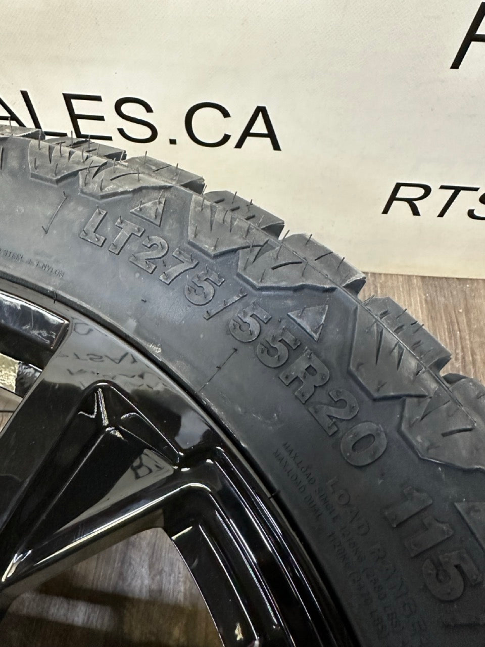 275/55/20 All season tires on rims Chevy GMC 1500 - R&T Sales 