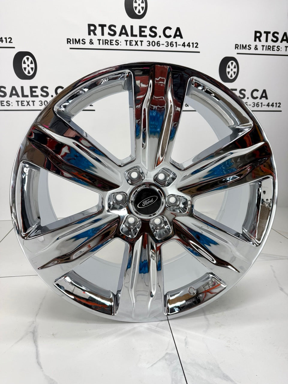 22x9 Replica F-150 Platinum Rims Chrome 6x135