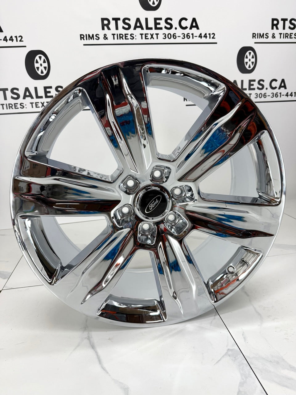 22x9 Replica F-150 Platinum Rims Chrome 6x135