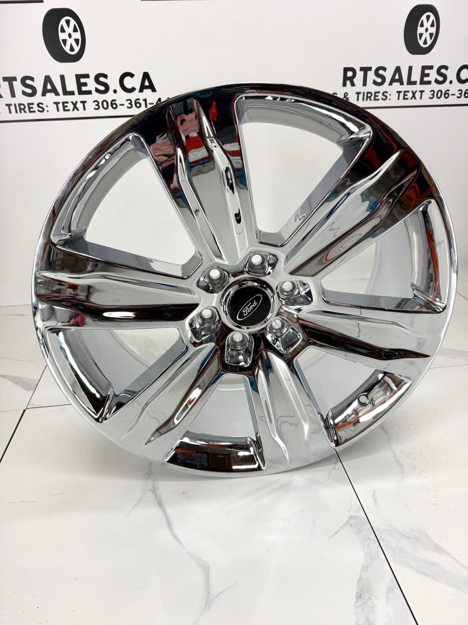 22x9 Replica F-150 Platinum Rims Chrome 6x135