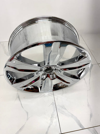 22x9 Replica F-150 Platinum Rims Chrome 6x135