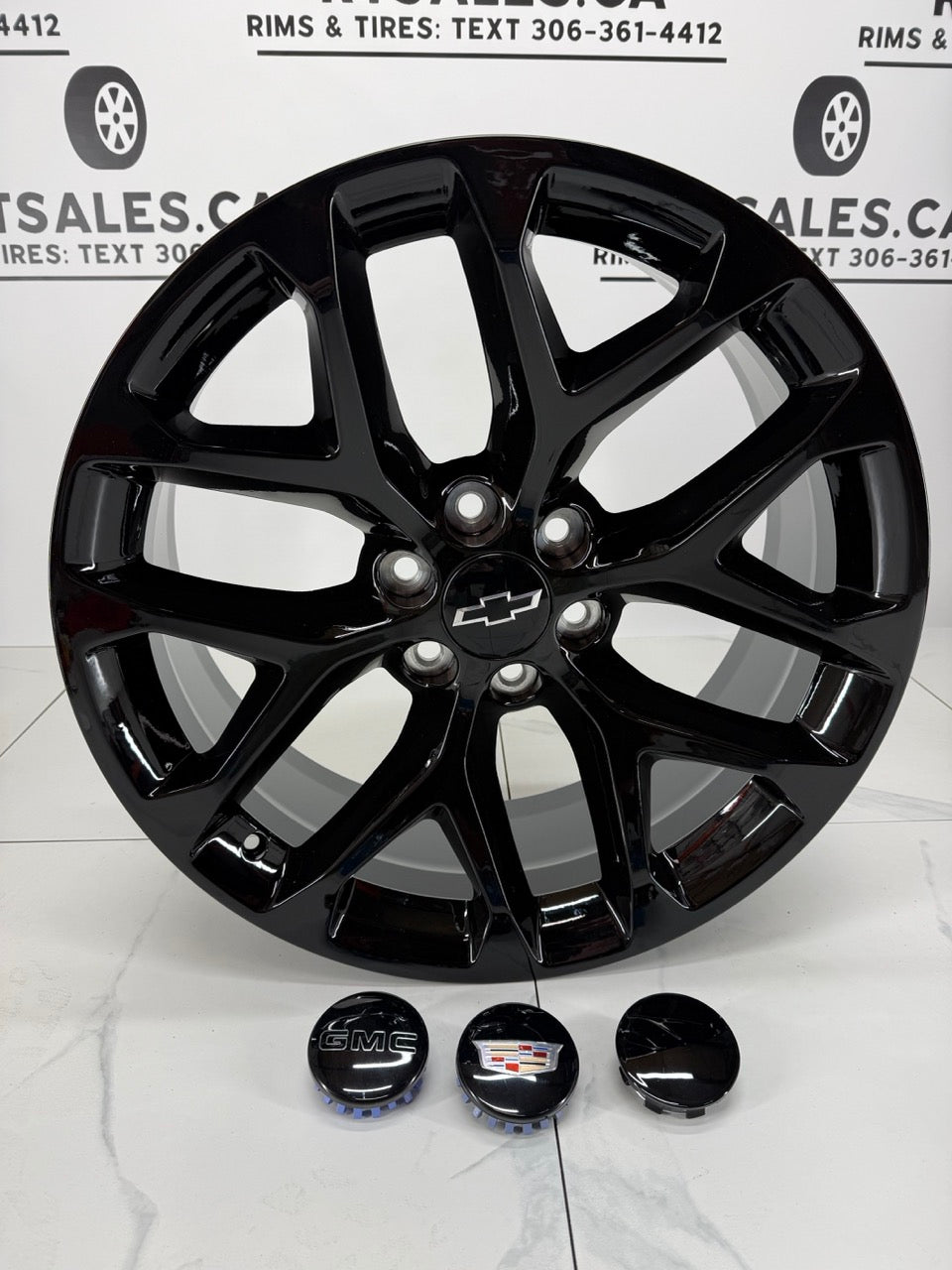 22x9 Replica Rims 6x139.7 Snowflake - R&T Sales
