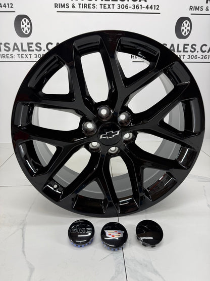 22x9 Replica Rims 6x139.7 Snowflake - R&T Sales
