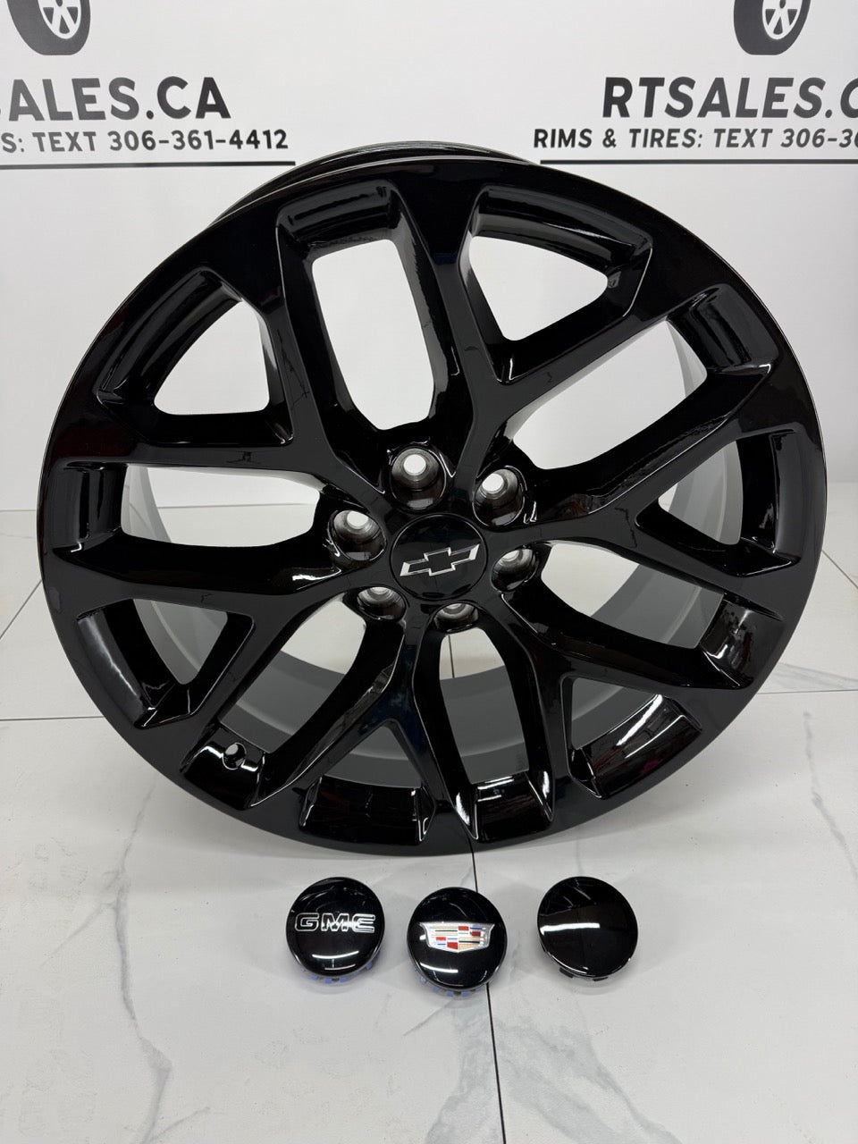22x9 Replica Rims 6x139.7 Snowflake - R&T Sales