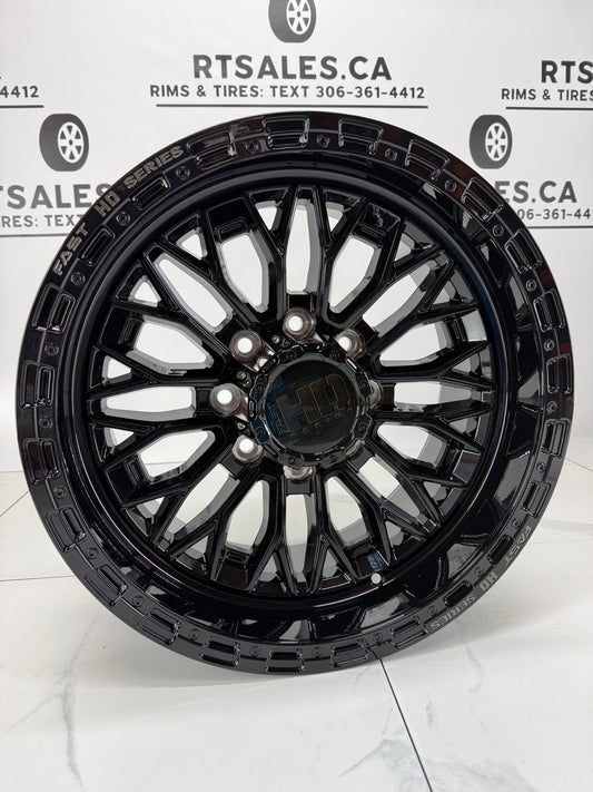 20x10 Fast HD Gloss Black Muramasa Rims