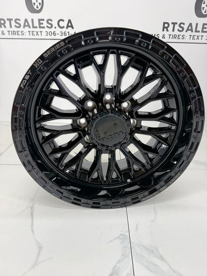 20x10 Fast HD Gloss Black Muramasa Rims
