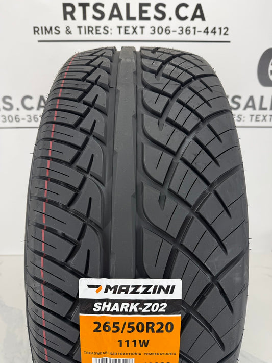265/50/20 MAZZINI SHARK-Z02 111W All Season Tires