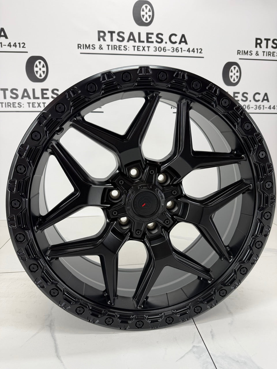 20x9 XR13 Satin Black Rims 6x135 6x139