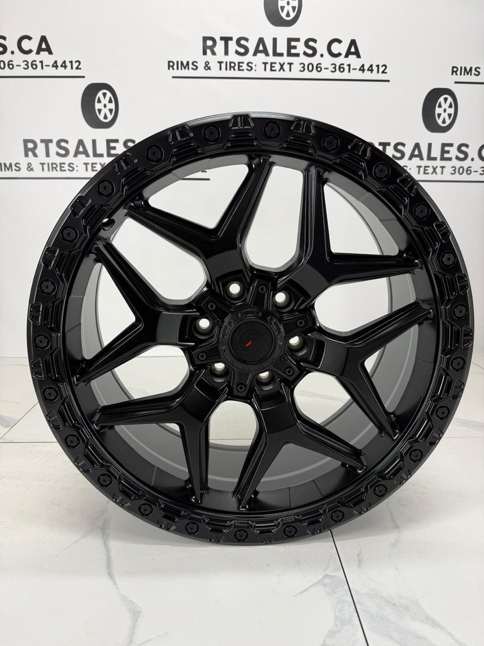 20x9 XR13 Satin Black Rims 6x135 6x139