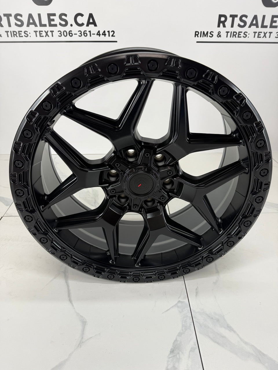 20x9 XR13 Satin Black Rims 6x135 6x139