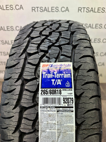 265/60/18 Bfgoodrich All weather tires rims Jeep Grand Cherokee Dodge Durango