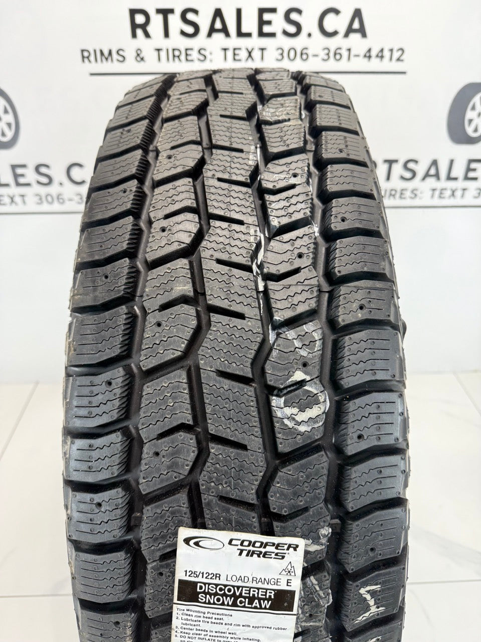235/65R16C Cooper Snow Claw Studdable Winter Tires - R&T Sales