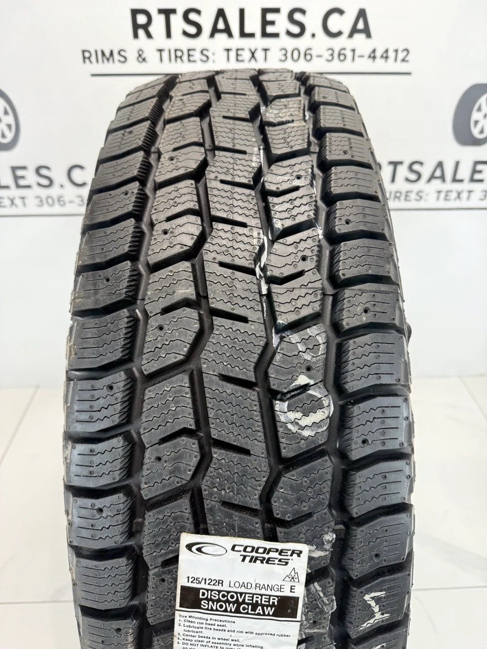 LT 275/65/18 Cooper Winter Tires Rims 8x165