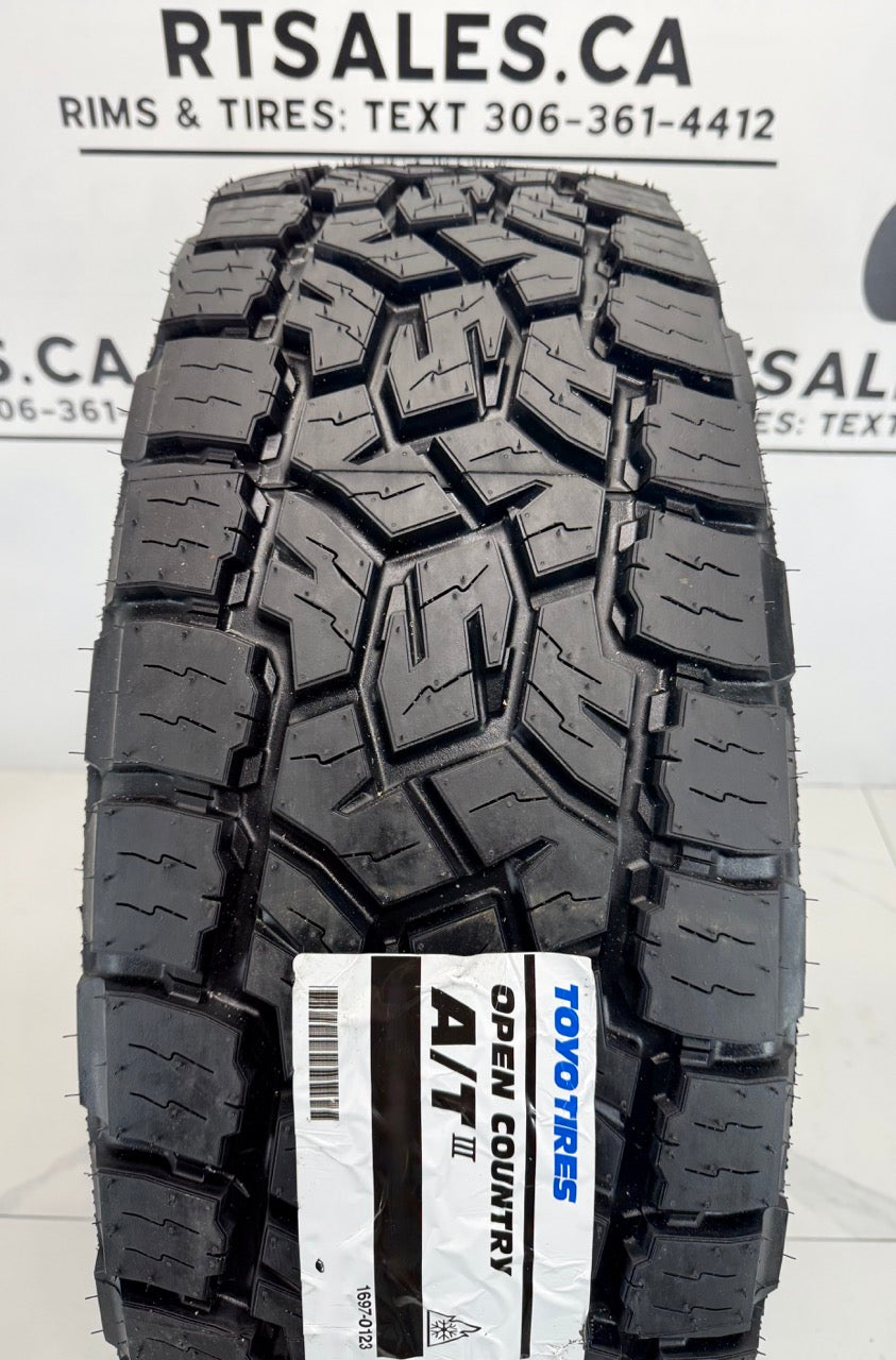 LT 255/80/17 Toyo AT3 All Weather 10 Ply