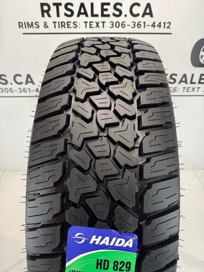 LT 275/65/18 Haida All Weather Tires on 18" Ford Replica Rims 6x135