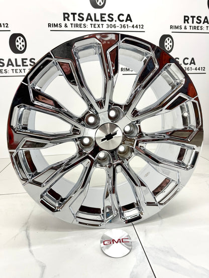 6×139.7 Chrome z71 Replica Rims – 22", 24"