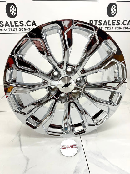 6×139.7 Chrome z71 Replica Rims – 22", 24"