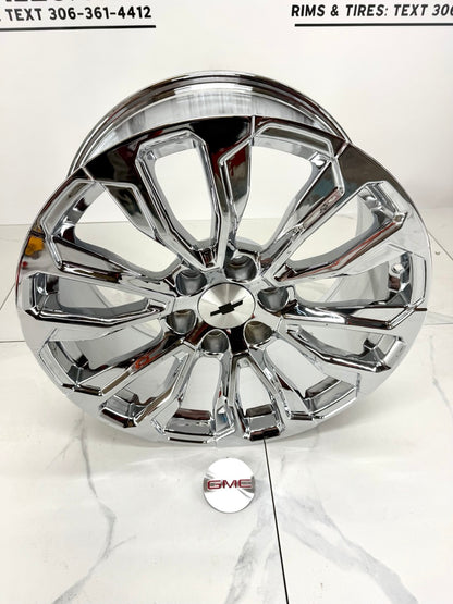 6×139.7 Chrome z71 Replica Rims – 22", 24"