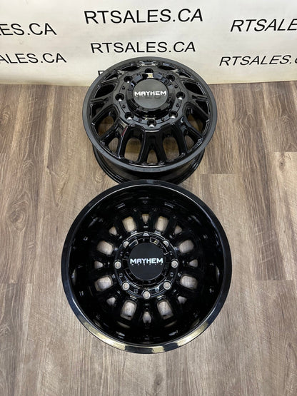 17x6.5 Mayhem Cogent Dually Rims 8x210