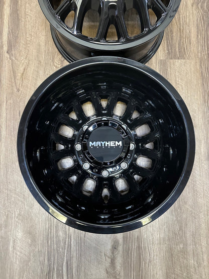 17x6.5 Mayhem Cogent Dually Rims 8x210