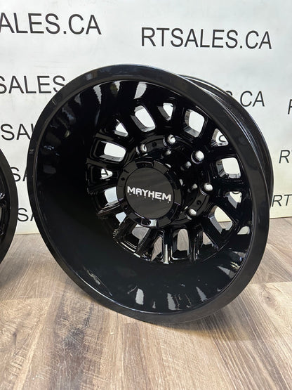 17x6.5 Mayhem Cogent Dually Rims 8x210