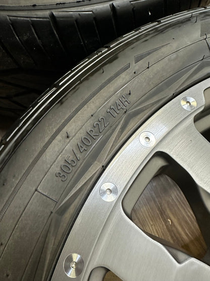 305/40/22 Nitto All-Season Tires on Fuel Blitz rims 6x139.7