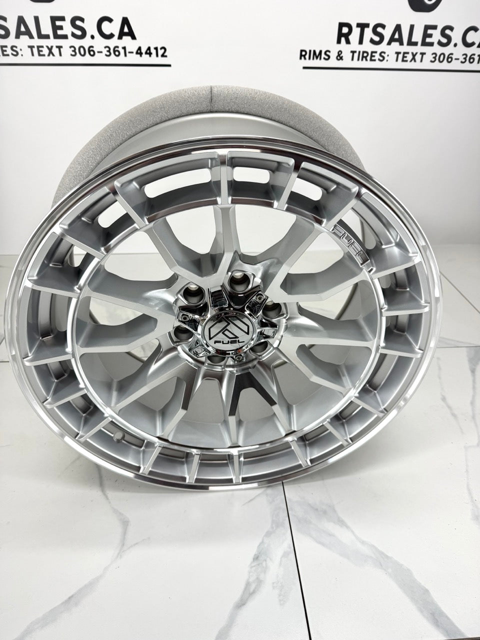 20x9 Fuel Revolt Machined Rims 6x135
