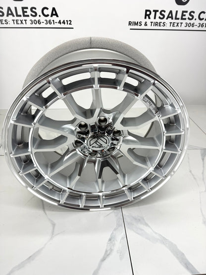 20x9 Fuel Revolt Machined Rims 6x135