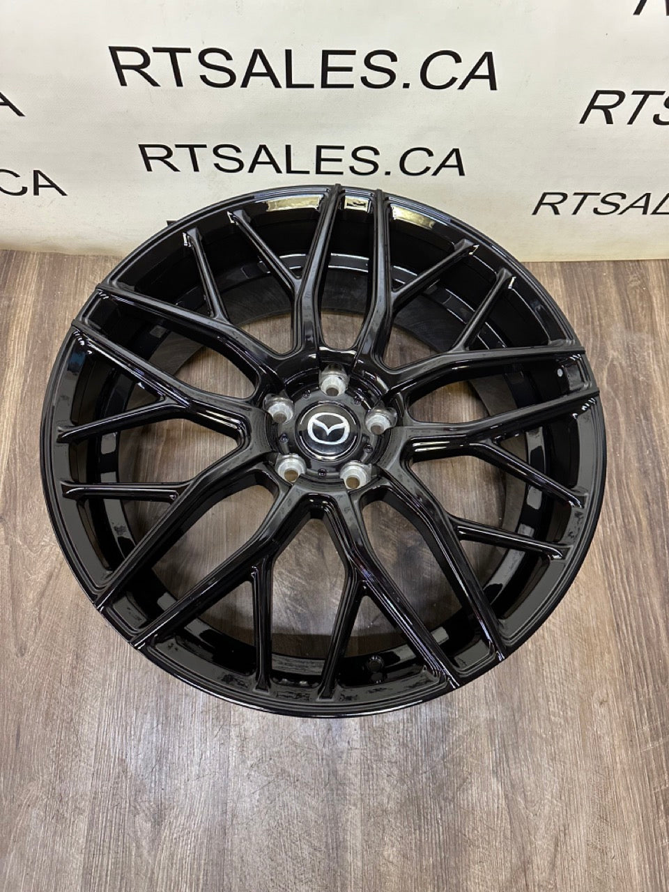 20x8.5 Fast Vybz  Rims 5x114.3 Gloss Black