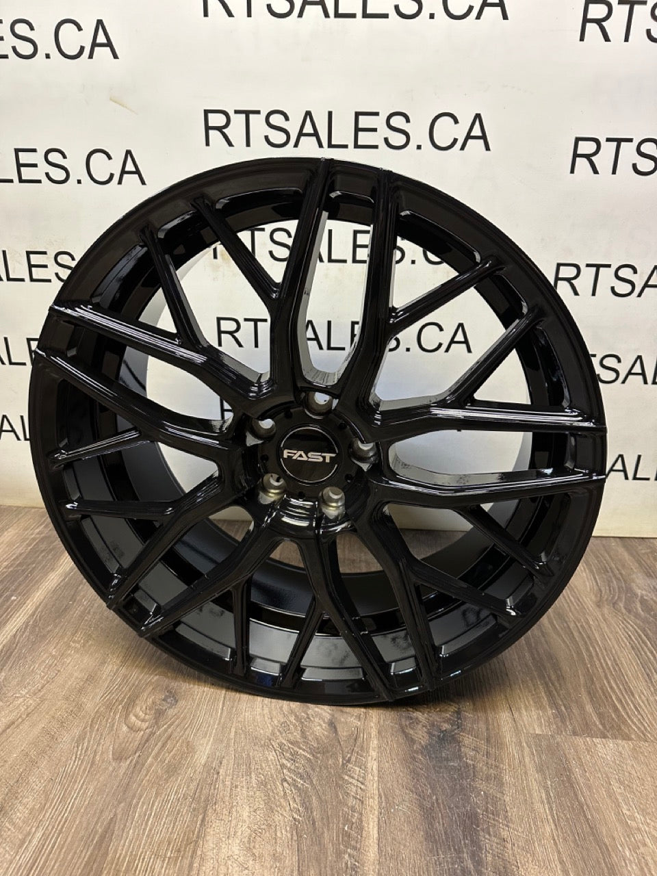 20x8.5 Fast Vybz  Rims 5x114.3 Gloss Black