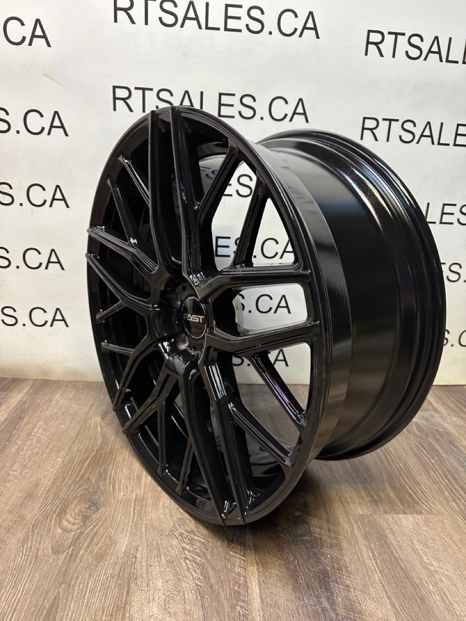 20x8.5 Fast Vybz  Rims 5x114.3 Gloss Black