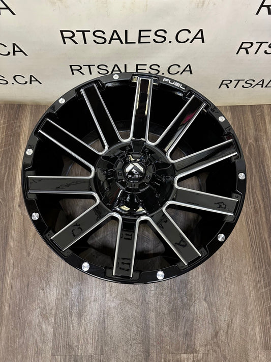 20x10 Fuel Contra Rims 8x165