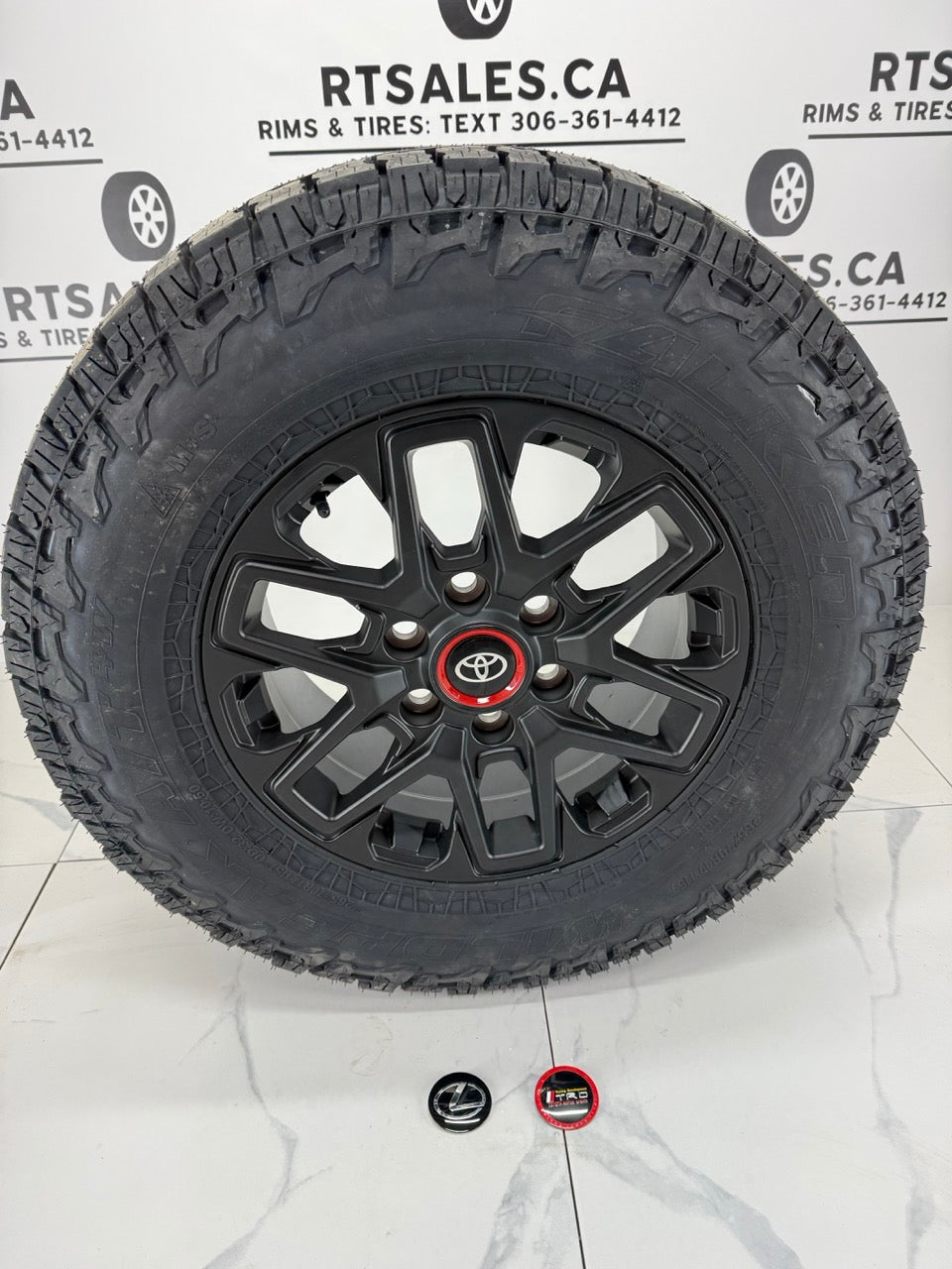Falken AT4W on 6×139 Black Replica TRD Rims – 17", 18" & 20"