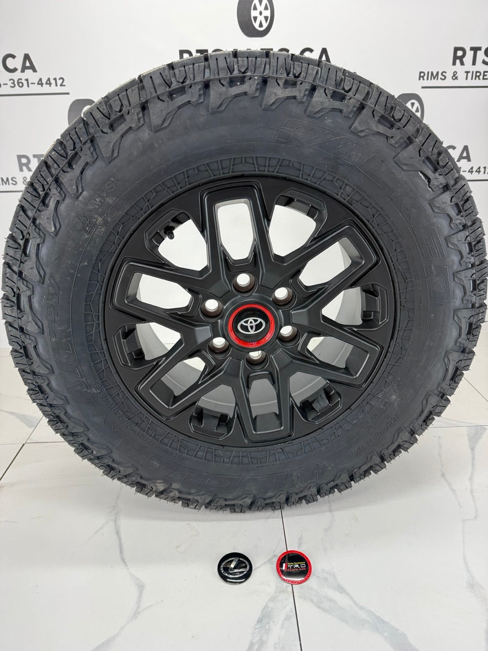 Falken AT4W on 6×139 Black Replica TRD Rims – 17", 18" & 20"