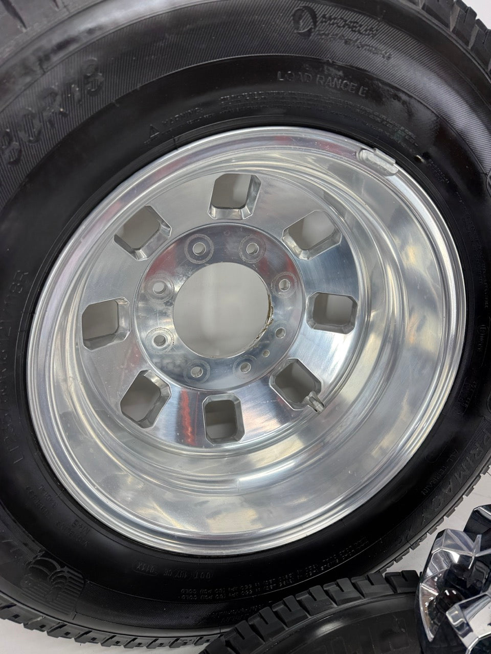 LT 235/80/18 Michelin Tires on GMC 3500 Denali Dually Rims 8x210 Set of 6 (Takeoffs) - R&T Sales