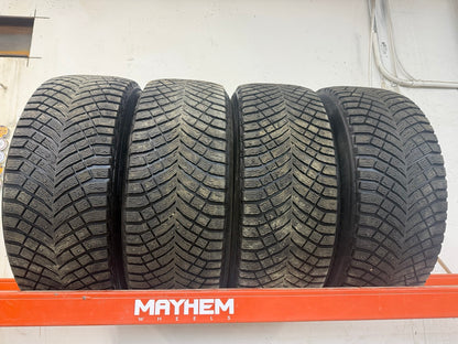 275/50/22 Michelin X-ICE North Factory Studded Winter Tires (takeoffs)