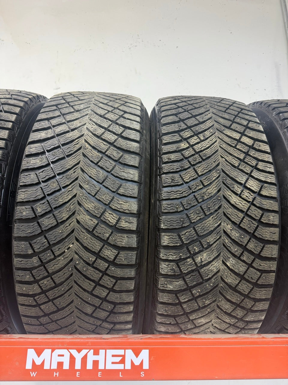 275/50/22 Michelin X-ICE North Factory Studded Winter Tires (takeoffs)