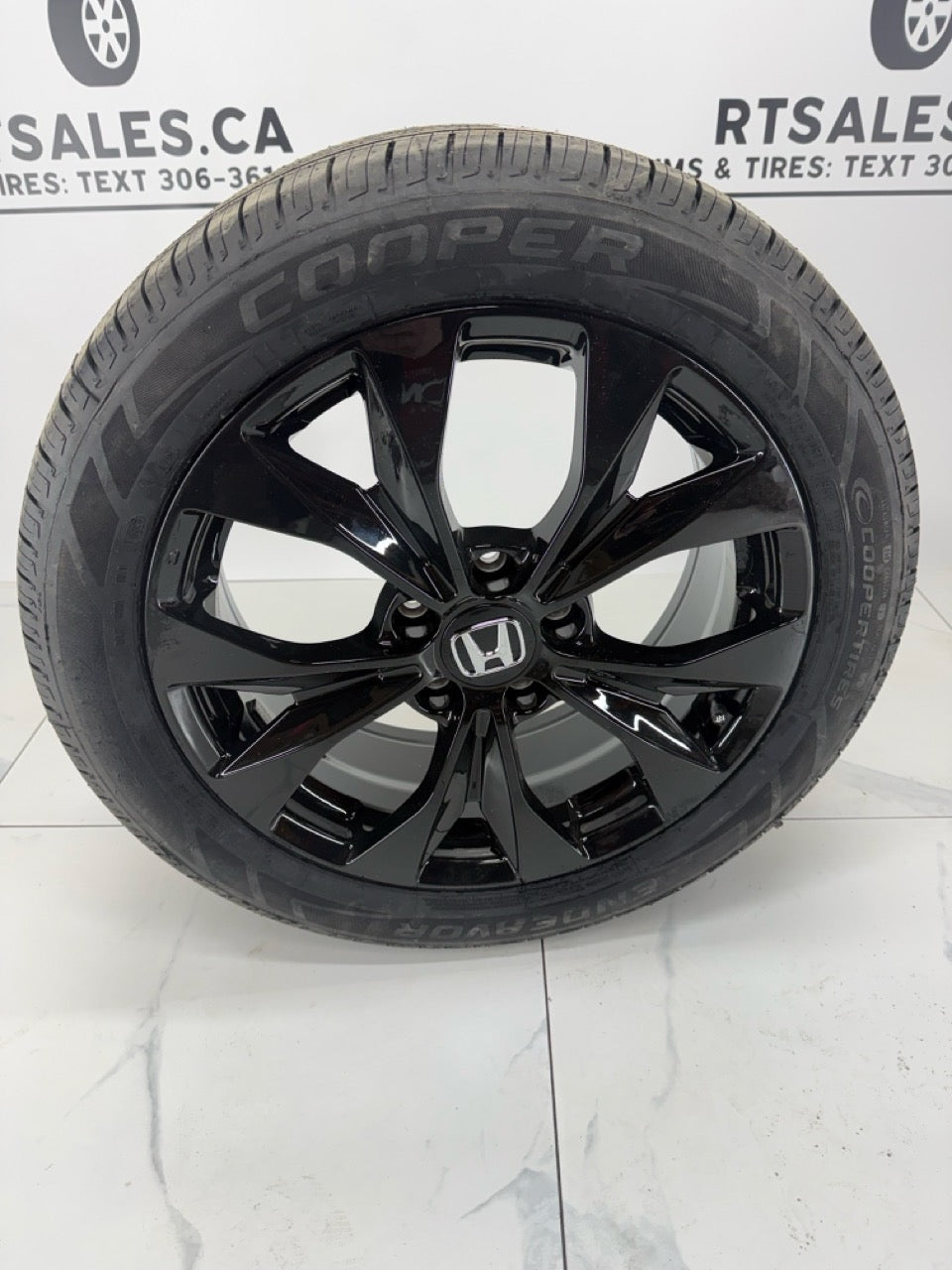 Cooper All Season Tires on 17" Replica Rims  Honda / Acura 5x114.3