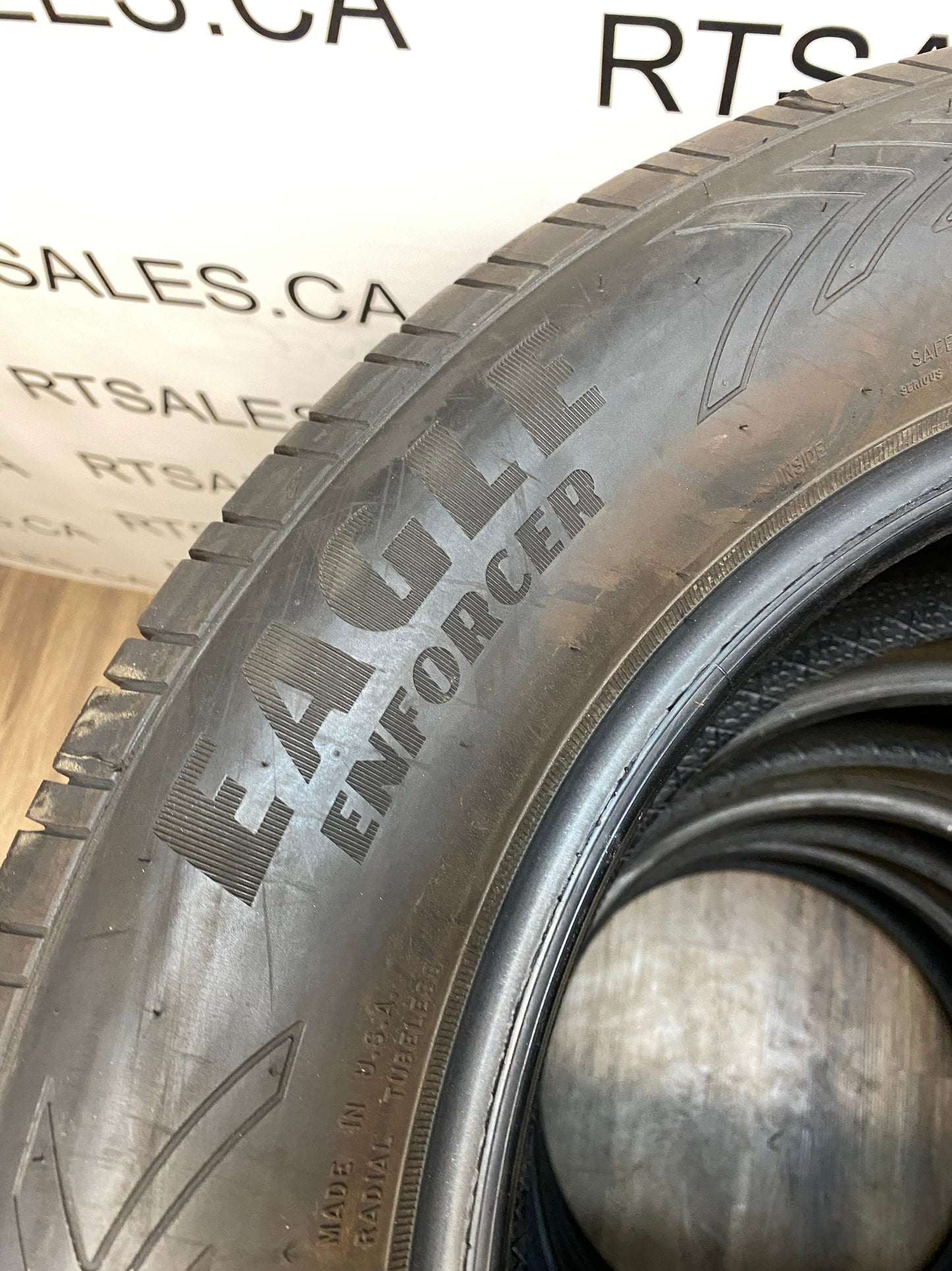 255/60/18 Goodyear EAGLE ENFORCER All Season Tires (Takeoffs)