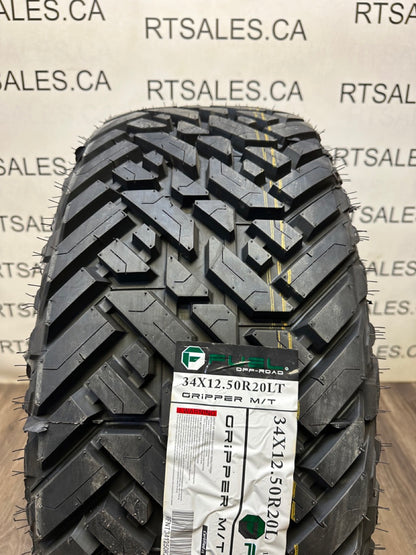 LT 34x12.5x20 Fuel GRIPPER M/T F Mud Tires