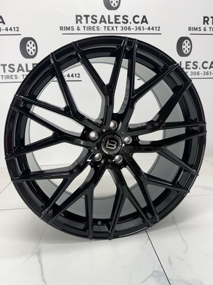 Braelin BR10 Gloss Black Rims 18", 19", 20"