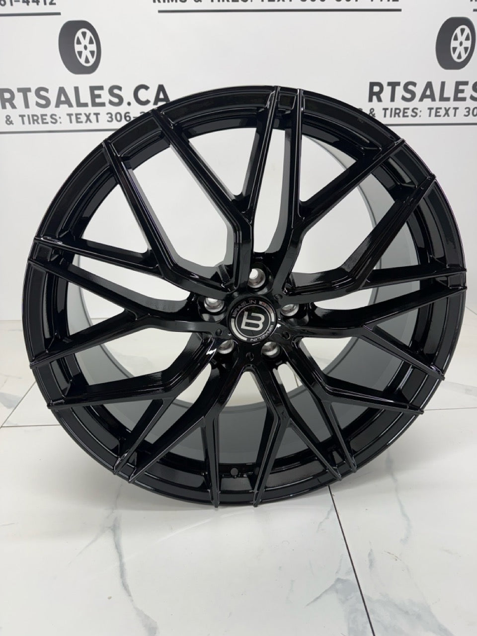 Braelin BR10 Gloss Black Rims 18", 19", 20"