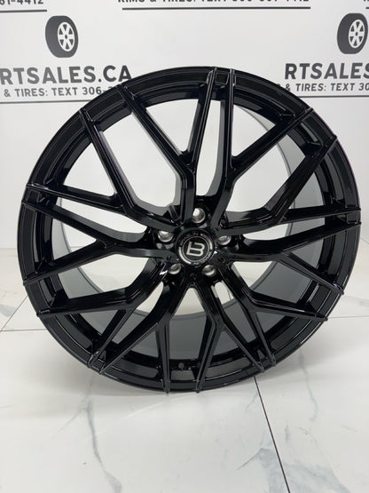 Braelin BR10 Gloss Black Rims 18", 19", 20"